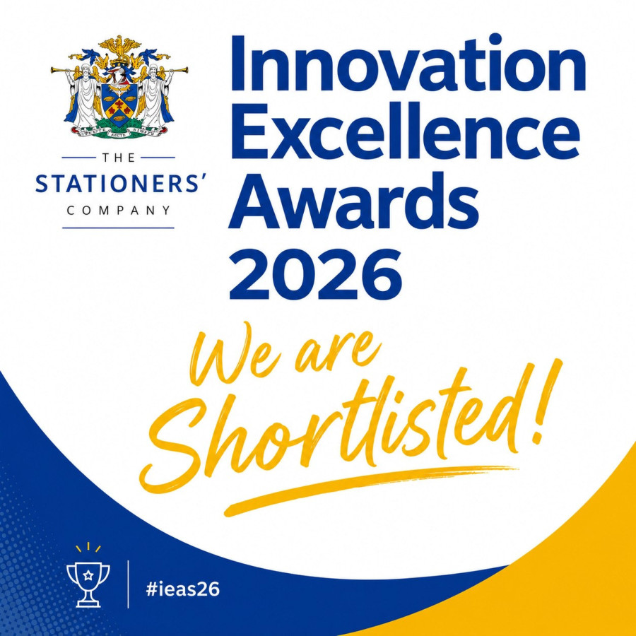 Wingbinder shortlisted – Stationers' Company Innovation Excellence Awards 2026